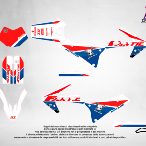 Kit Grafiche Personalizzate FANTIC XX XE XEF 50 125 250 450 – Venom – Crystal 0.4 mm