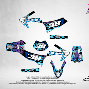 Kit Grafiche Personalizzate FANTIC XX XE XEF 50 125 250 450 – Vortex – Crystal 0.4 mm