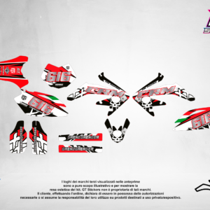 Kit Grafiche Personalizzate HONDA CR CRF 50 125 250 450 – Bolt – Crystal 0.4 mm