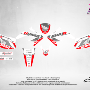 Kit Grafiche Personalizzate HONDA CR CRF 50 125 250 450 – Drift – Crystal 0.4 mm
