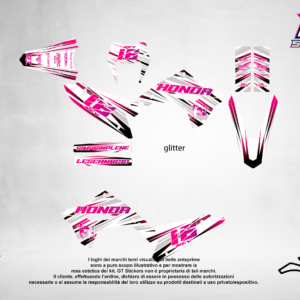 Kit Grafiche Personalizzate HONDA CR CRF 50 125 250 450 – Maverick – Crystal 0.4 mm