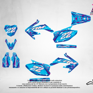 Kit Grafiche Personalizzate HONDA CR CRF 50 125 250 450 – Maverick – Crystal 0.4 mm