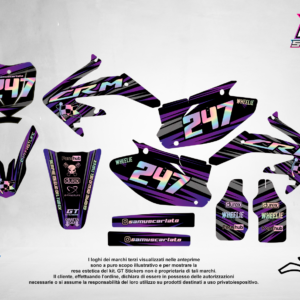 Kit Grafiche Personalizzate HONDA CR CRF 50 125 250 450 – Phoenix – Crystal 0.4 mm