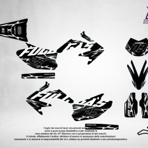 Kit Grafiche Personalizzate HONDA CR CRF 50 125 250 450 – Spider – Crystal 0.4 mm