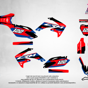 Kit Grafiche Personalizzate HONDA CR CRF 50 125 250 450 – Storm – Crystal 0.4 mm