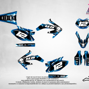 Kit Grafiche Personalizzate HONDA CR CRF 50 125 250 450 – Storm – Crystal 0.4 mm