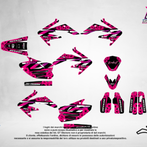 Kit Grafiche Personalizzate HONDA CR CRF 50 125 250 450 – Surge – Crystal 0.4 mm