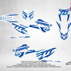 Kit Grafiche Personalizzate HUSABERG FE TE 125 250 450 – Fury – Crystal 0.4 mm