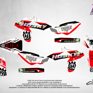 Kit Grafiche Personalizzate HUSQVARNA TC TE FC FE 50 65 85 125 250 450 – Eclipse – Crystal 0.4 mm