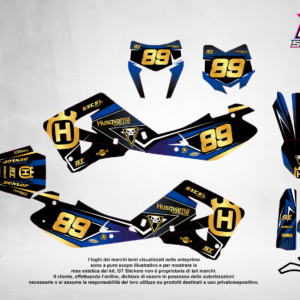 Kit Grafiche Personalizzate HUSQVARNA TC TE FC FE 50 65 85 125 250 450 – Eclipse – Crystal 0.4 mm