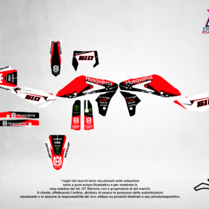 Kit Grafiche Personalizzate HUSQVARNA TC TE FC FE 50 65 85 125 250 450 – Eclipse – Crystal 0.4 mm