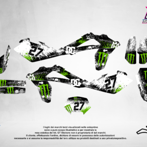 Kit Grafiche Personalizzate HUSQVARNA TC TE FC FE 50 65 85 125 250 450 – Flash – Crystal 0.4 mm
