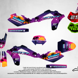 Kit Grafiche Personalizzate HUSQVARNA TC TE FC FE 50 65 85 125 250 450 – Fury – Crystal 0.4 mm