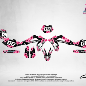 Kit Grafiche Personalizzate HUSQVARNA TC TE FC FE 50 65 85 125 250 450 – Reaper – Crystal 0.4 mm