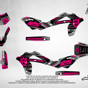 Kit Grafiche Personalizzate HUSQVARNA TC TE FC FE 50 65 85 125 250 450 – Talon – Crystal 0.4 mm