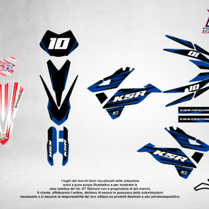 Kit Grafiche Personalizzate KSR TR 50 125 – Titan – Crystal 0.4 mm