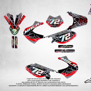 Kit Grafiche Personalizzate MALAGUTI XSM XTM 50 125 – Apex – Crystal 0.4 mm