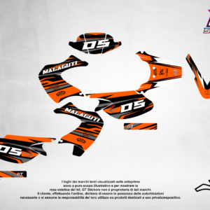 Kit Grafiche Personalizzate MALAGUTI XSM XTM 50 125 – Talon – Crystal 0.4 mm