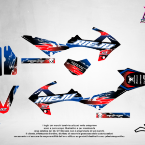 Kit Grafiche Personalizzate RIEJU MR Marathon 50 125 250 – Reaper – Crystal 0.4 mm