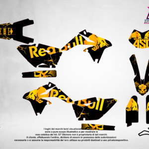Kit Grafiche Personalizzate SUZUKI RM RMZ 65 85 125 250 450 – Fury – Crystal 0.4 mm