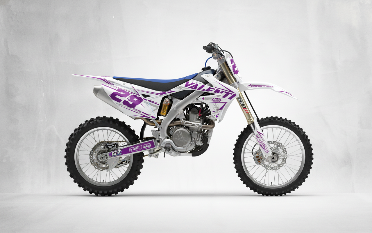 Kit Grafiche Personalizzate SUZUKI RM RMZ 65 85 125 250 450 – Storm – Crystal 0.4 mm - immagine 2