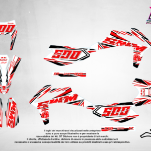 Kit Grafiche Personalizzate SWM RS SM 125 300 500 – Cobra – Crystal 0.4 mm