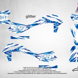 Kit Grafiche Personalizzate SWM RS SM 125 300 500 – Ghost – Crystal 0.4 mm
