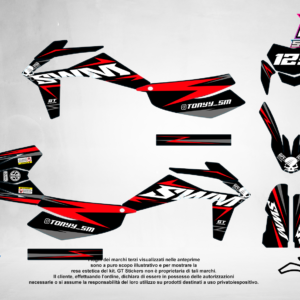 Kit Grafiche Personalizzate SWM RS SM 125 300 500 – Maverick – Crystal 0.4 mm