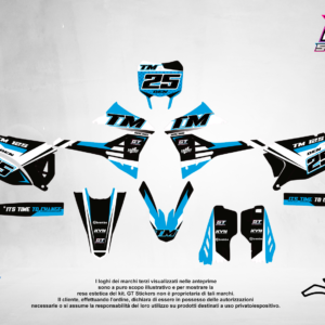 Kit Grafiche Personalizzate TMRACING EN MX 125 250 450 – Comet – Crystal 0.4 mm