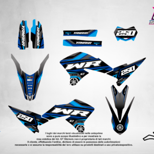 Kit Grafiche Personalizzate YAMAHA YZ YZF WR 65 85 125 250 450 – Bolt – Crystal 0.4 mm