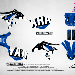 Kit Grafiche Personalizzate YAMAHA YZ YZF WR 65 85 125 250 450 – Eclipse – Crystal 0.4 mm