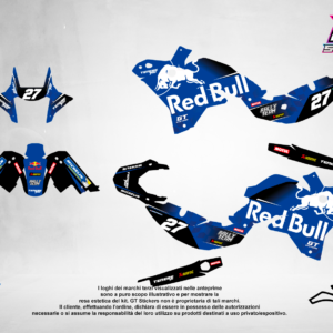 Kit Grafiche Personalizzate YAMAHA YZ YZF WR 65 85 125 250 450 – Fury – Crystal 0.4 mm