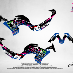 Kit Grafiche Personalizzate YAMAHA YZ YZF WR 65 85 125 250 450 – Maverick – Crystal 0.4 mm