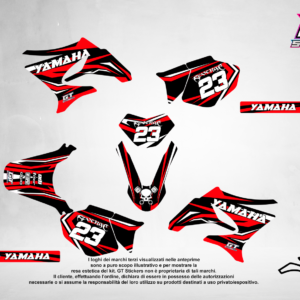 Kit Grafiche Personalizzate YAMAHA YZ YZF WR 65 85 125 250 450 – Rebel – Crystal 0.4 mm