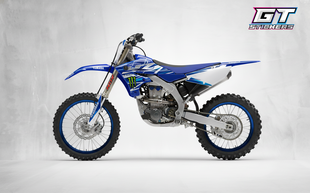 Kit Grafiche Personalizzate YAMAHA YZ YZF WR 65 85 125 250 450 – Spark – Crystal 0.4 mm - immagine 2