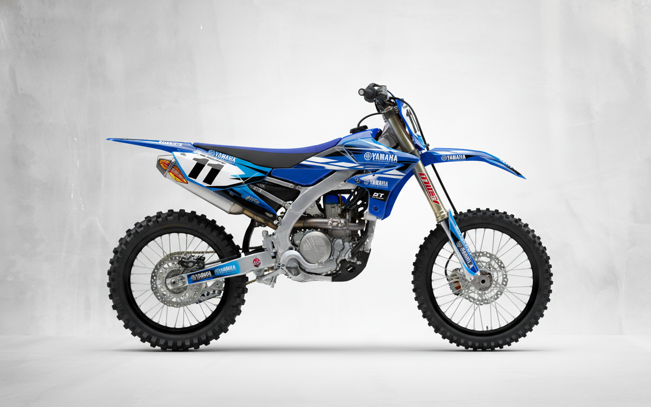 Kit Grafiche Personalizzate YAMAHA YZ YZF WR 65 85 125 250 450 – Talon – Crystal 0.4 mm - immagine 2