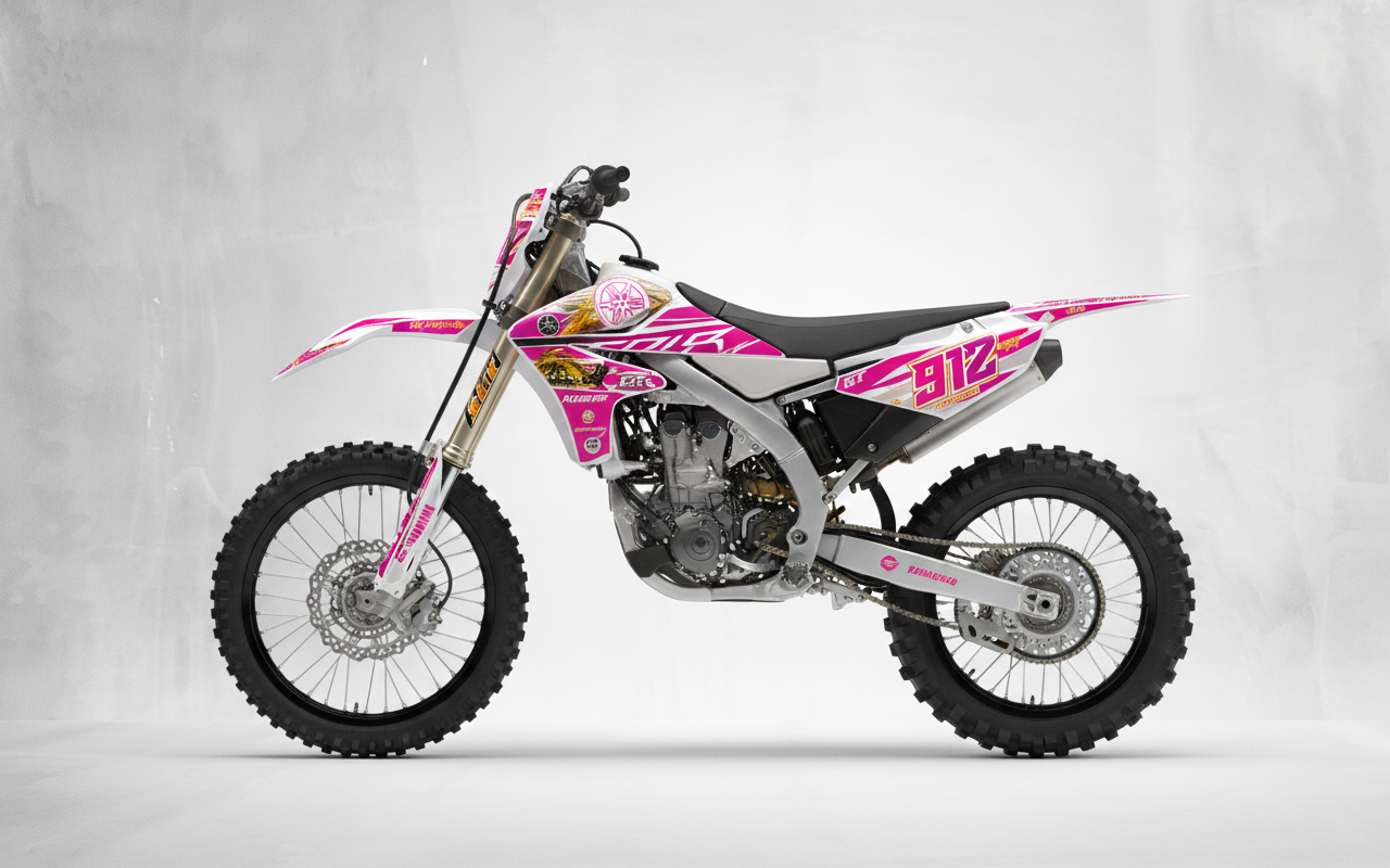 Kit Grafiche Personalizzate YAMAHA YZ YZF WR 65 85 125 250 450 – Tornado – Crystal 0.4 mm - immagine 2