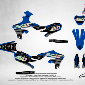 Kit Grafiche Personalizzate YAMAHA YZ YZF WR 65 85 125 250 450 – Venom – Crystal 0.4 mm