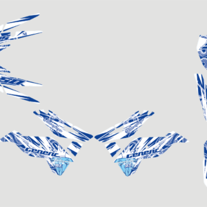 Kits de gráficos Generic Shark – layout adesivi
