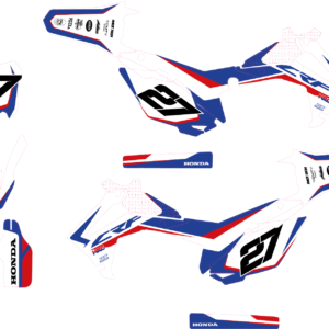 Kits de gráficos Honda Flare – layout adesivi