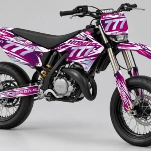 Kit de gráficos personalizado HONDA CR CRF 50 125 250 450 / HM CRE – Rocket – Crystal 0.4 mm