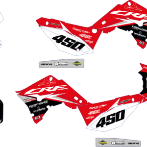 Kits de gráficos Honda Zero – layout adesivi