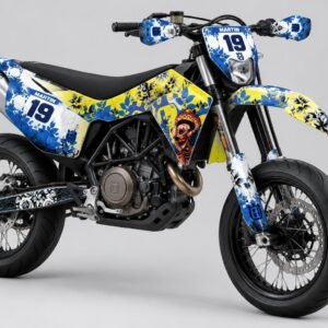 Kit déco personnalisé HUSQVARNA TC TE FC FE 50 65 85 125 250 450 – Delta – Crystal 0.4 mm