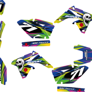 Suzuki Onyx – layout adesivi graphics kits