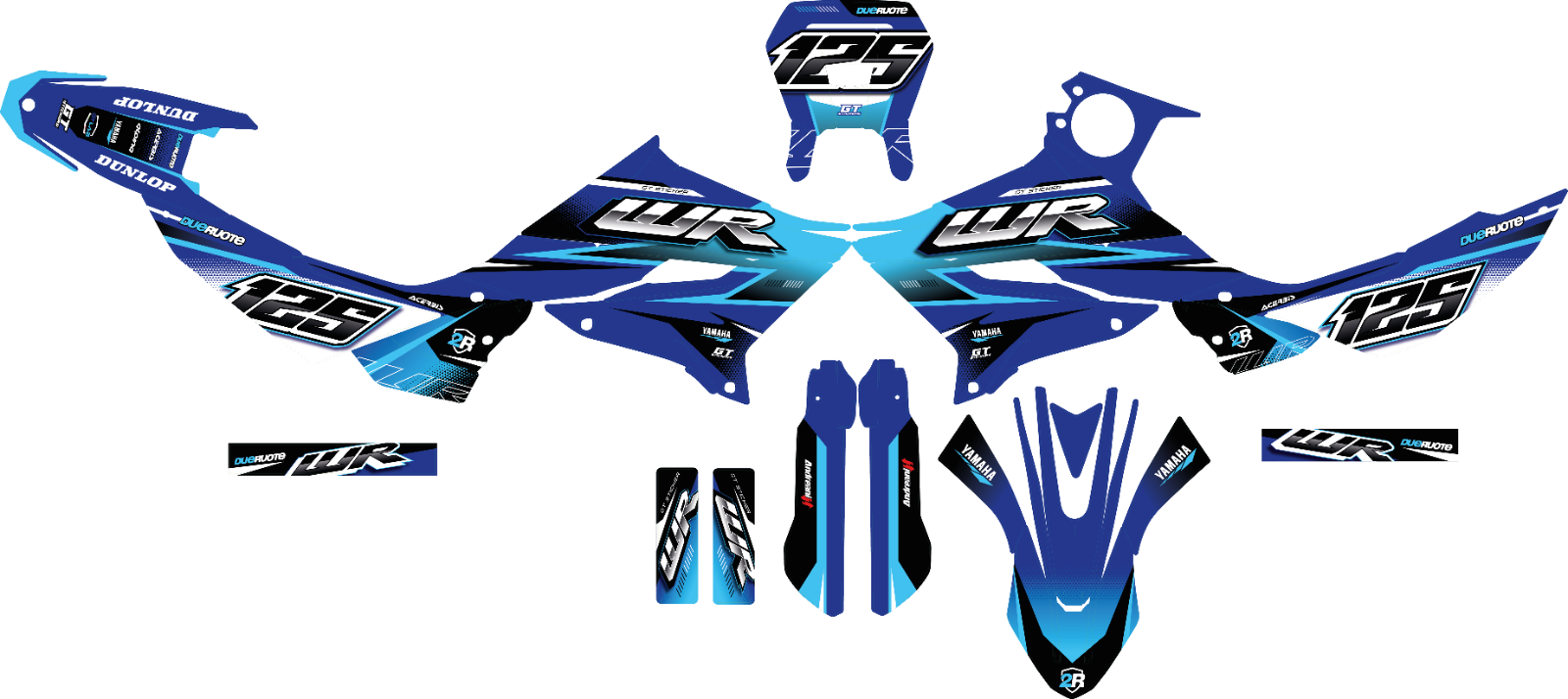 Yamaha Echo – layout adesivi Dekor-Kits